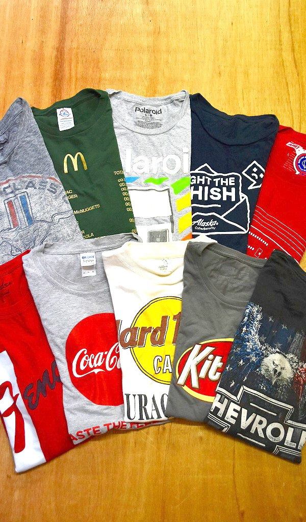 【McDonald's, Coca Cola, Ford…】 US企業物プリントTシャツ大量入荷～