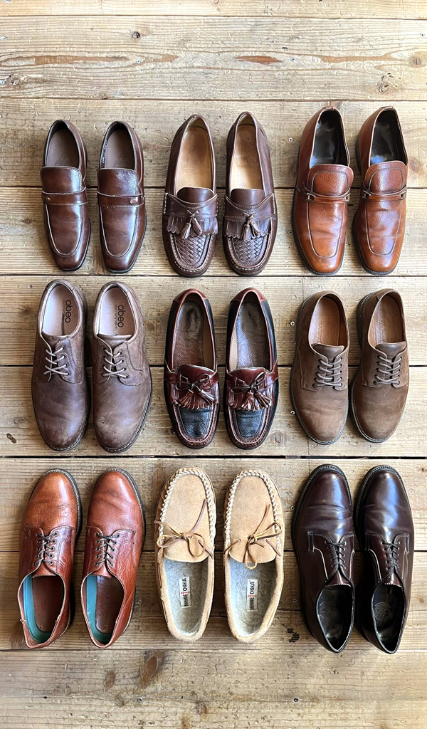 【Brown Leather Shoes】 通年使える茶レザーシューズ入荷～＠古着屋カチカチ