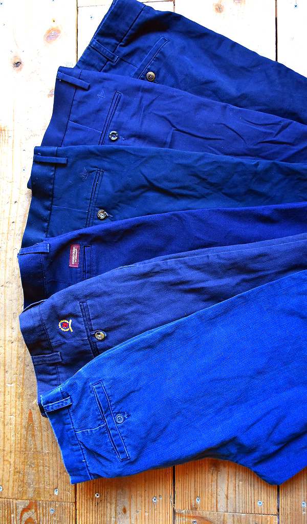 【Navy Blue Chino Pants】 ブランドいろいろ紺チノ入荷~@古着屋カチカチ