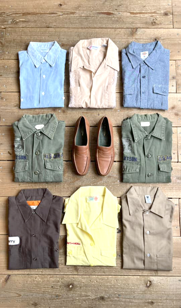 【Utility Uniform Shirt】 働くみんなのワークシャツにユニフォーム入荷～