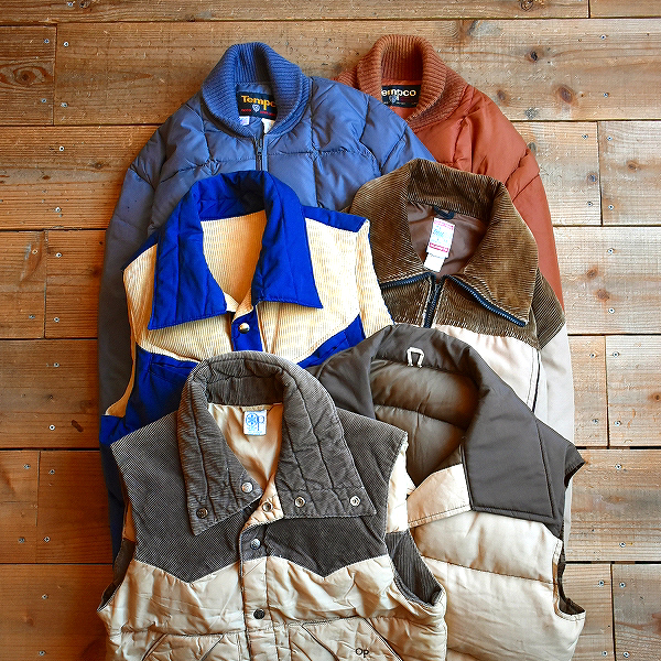 【Vintage Down Vest/Jkt】 保温性抜群のダウンジャケット/ベスト入荷～