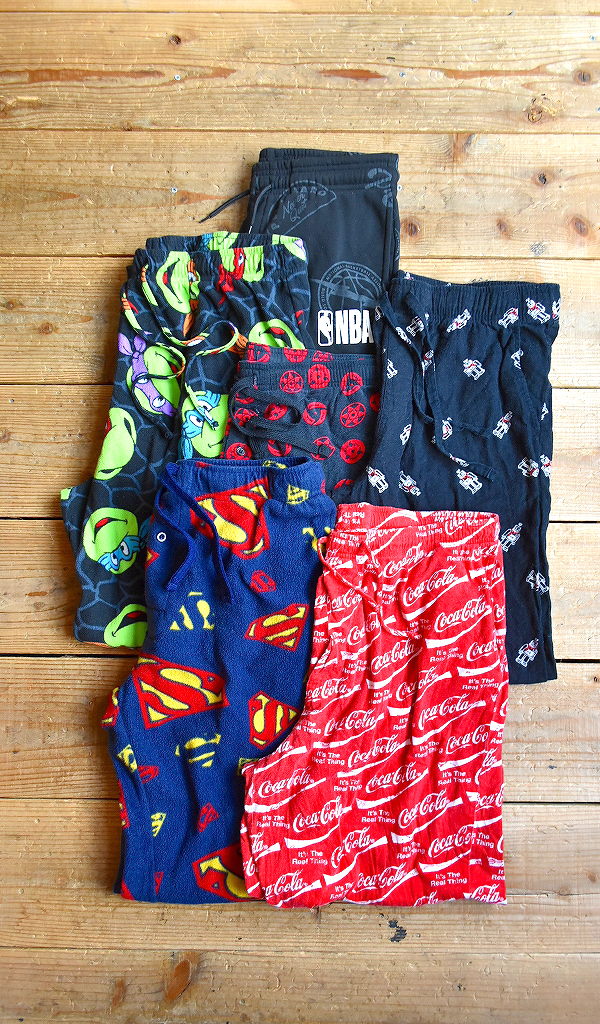 【Character Pajama Pants】 インパクトのあるパジャマパンツ入荷@古着屋カチカチ