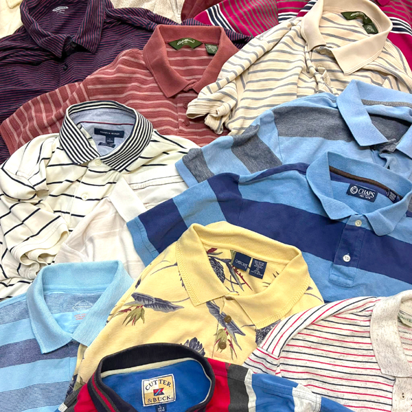 【Patterned Polo Shirt】 様々な柄物のデザインポロシャツ入荷～