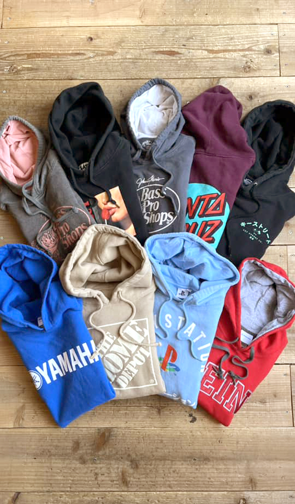 【Pullover Hoodie スウェットパーカー】 サブカルや企業のキャッチーなプリント入荷～