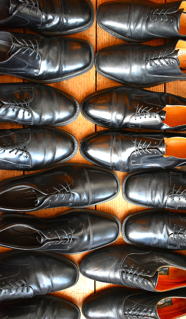【Black Leather Shoes】 ブラックレザーシューズ(革靴)入荷～ @古着屋カチカチ