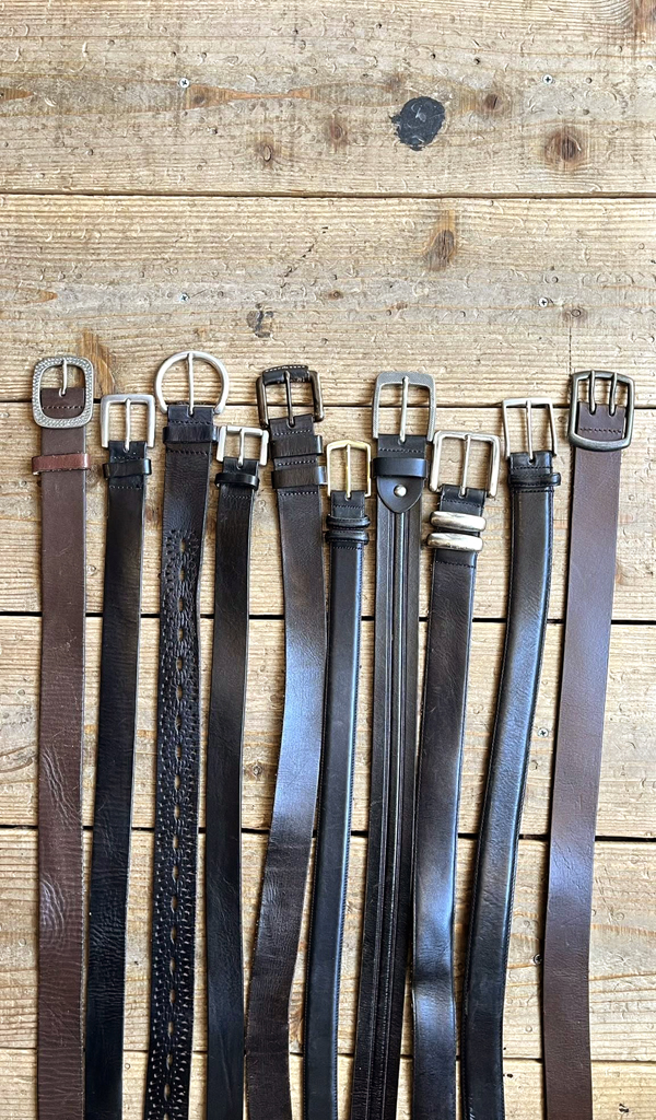 【Leather Belt レザーベルト】 おしゃれなチラ見せ革小物ベルト入荷～@古着屋カチカチ