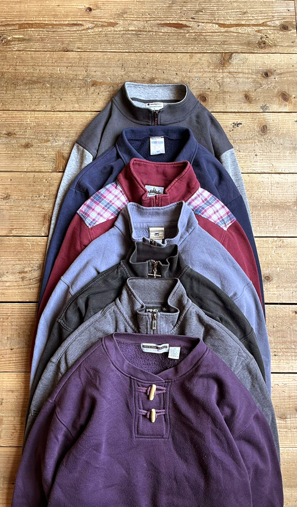 【Half Zip Sweatshirts】 リクエスト多数だったハーフジップスウェット入荷～