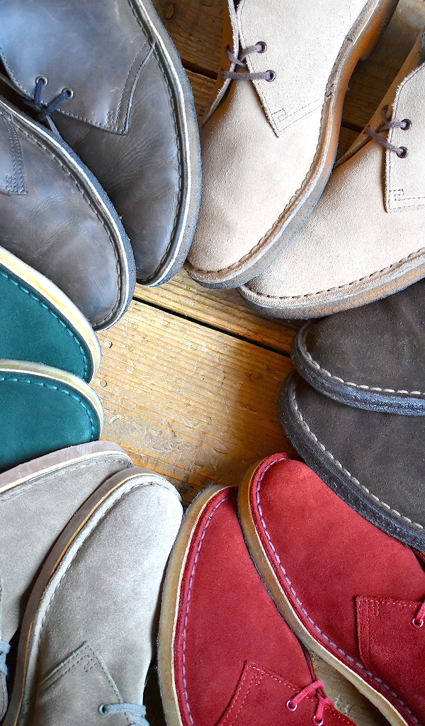 【CLARKS　クラークス】 秋らしい配色と素材感スエードデザートブーツなど入荷～　@古着屋カチカチ