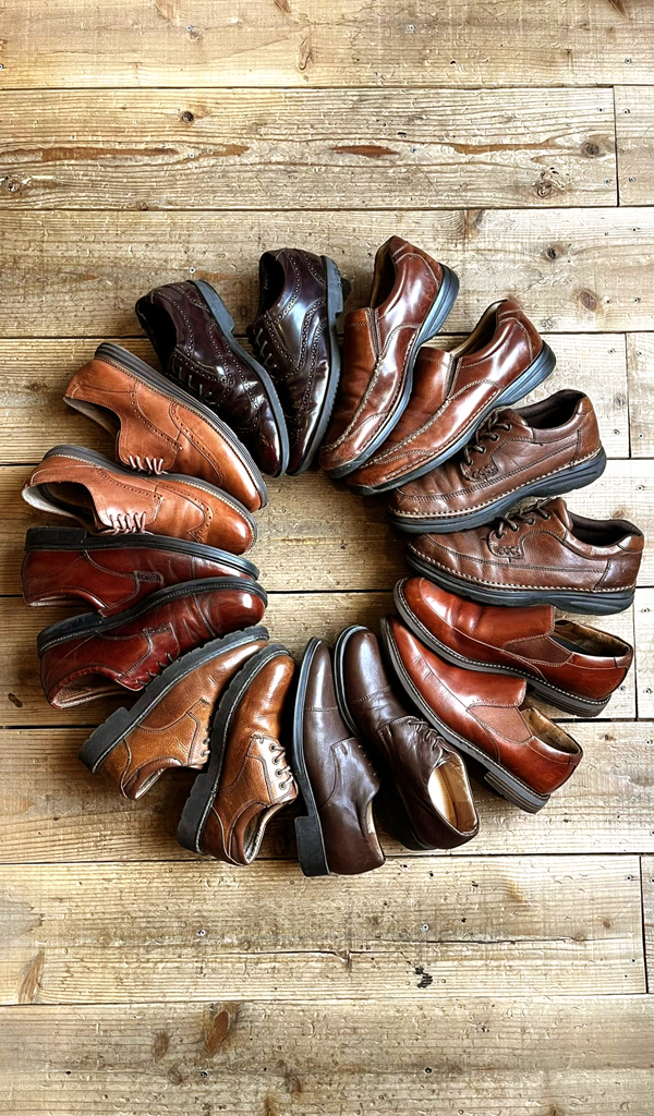 【Brown Leather Shoes】 通年使える茶レザーシューズ入荷～@古着屋カチカチ