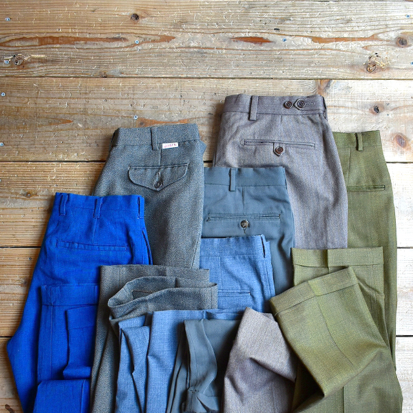 【Slacks/Dress Pants】 夏でも長ズボンが穿きたい方にオススメのスラックス入荷～