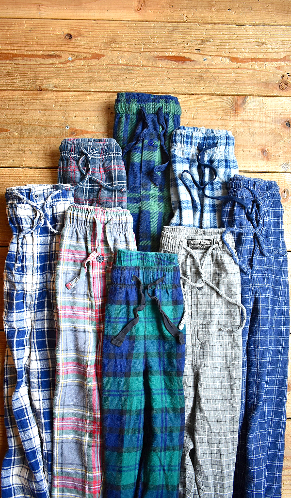 【Checkered Pants チェックパンツ】パジャマパンツ/イージーパンツ入荷@古着屋カチカチ