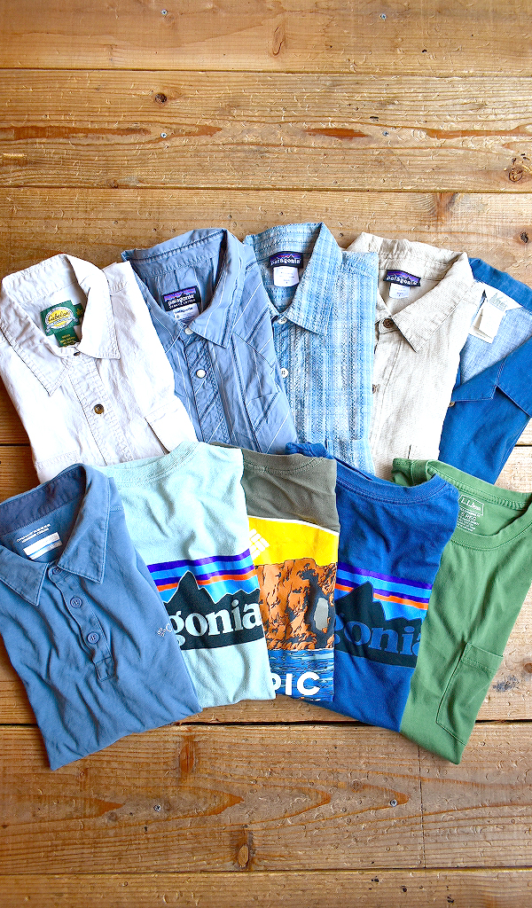 【Patagonia/REI/Columbia/LL Bean】 アウトドアブランド半袖シャツ入荷～