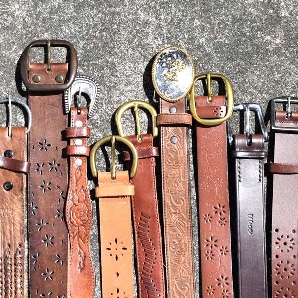 【良質なレザーベルト】 経年劣化がお楽しみ頂ける革ベルト入荷～ @古着屋カチカチ
