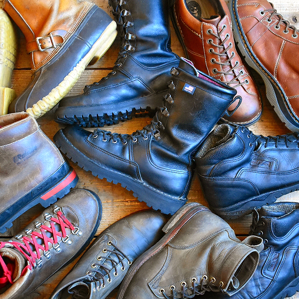 【無骨でラギッドなレザーブーツ】 ストリート感のあるアメカジブーツ入荷～　@古着屋カチカチ