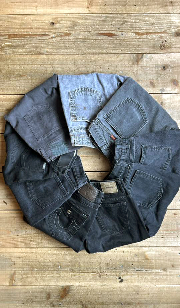 【Y2K Black Jeans　ブラックジーンズ】 2000年代あたり黒デニムパンツ入荷～