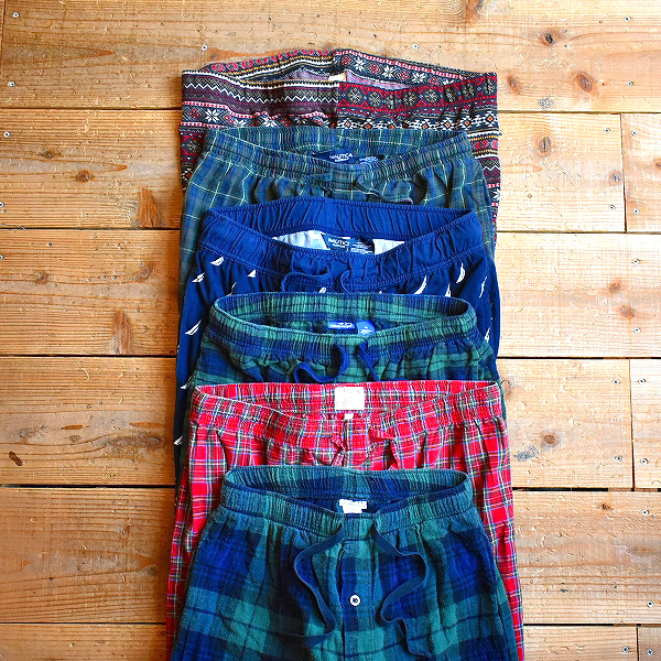 【Plaid Pants　チェックパンツ】 この時期使えるパジャマパンツ入荷～　＠古着屋カチカチ