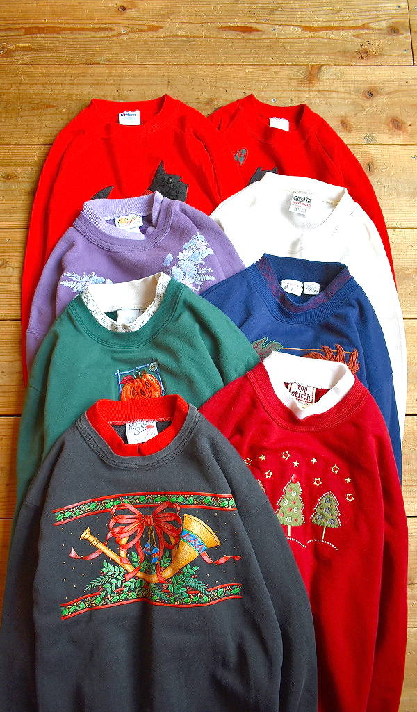 【Retro Sweatshirt】 唯一無二の珍品レトロデザインスウェット入荷~@古着屋カチカチ