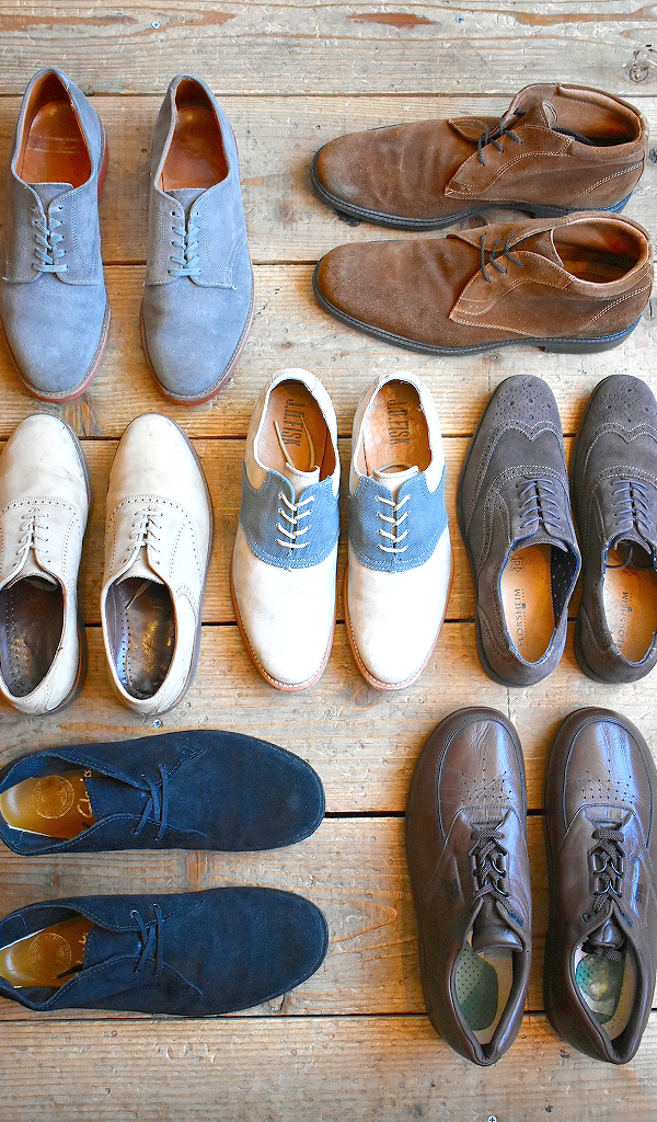 【Suede/Nubuck Leather Shoes】 秋色スエード/ヌバックレザーシューズ入荷～