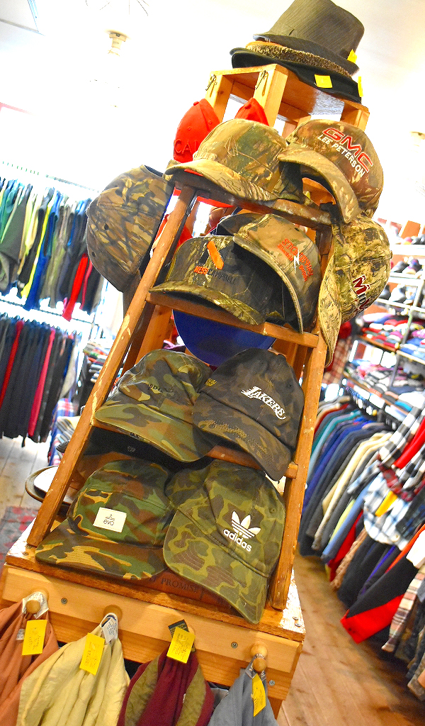 【Camouflage Cap】 リアルツリーカモ迷彩柄キャップ入荷～@古着屋カチカチ