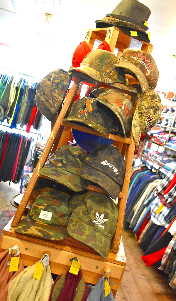 【Camouflage Cap】 リアルツリーカモ迷彩柄キャップ入荷~@古着屋カチカチ
