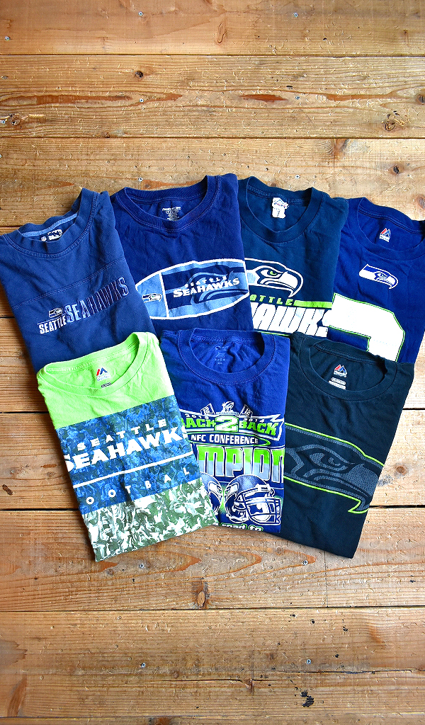 【NFL Seattle Seahawks】シアトルシーホークス長袖ロンTシャツ入荷@古着屋カチカチ