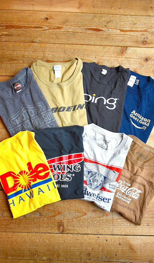 【Amazon, Boeing, Coca Cola…】 US企業物プリントTシャツ大量入荷~