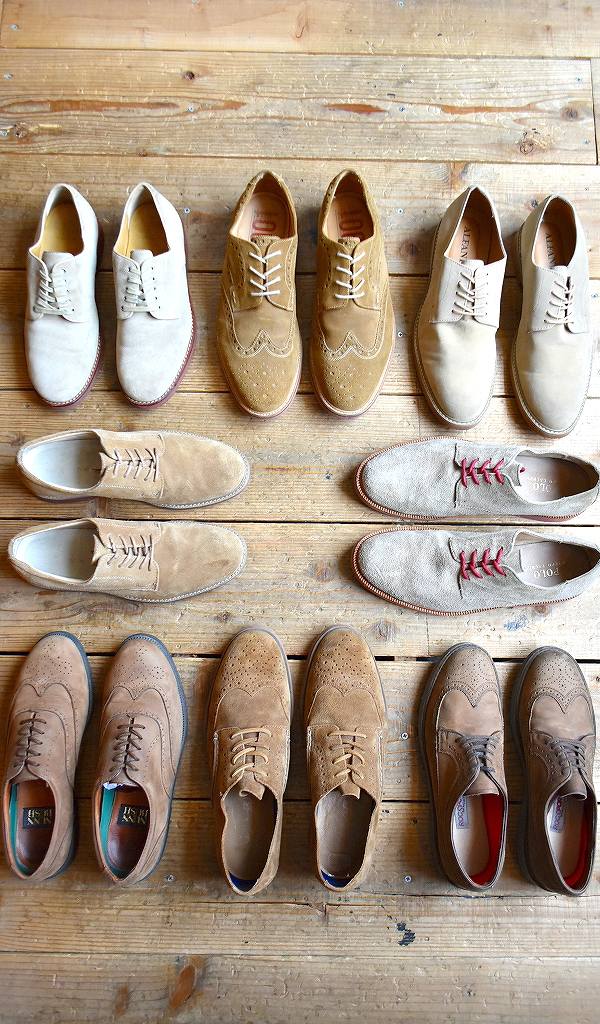 【Suede Leather Shoes】秋らしいスエードレザーシューズ(革靴)入荷@古着屋カチカチ