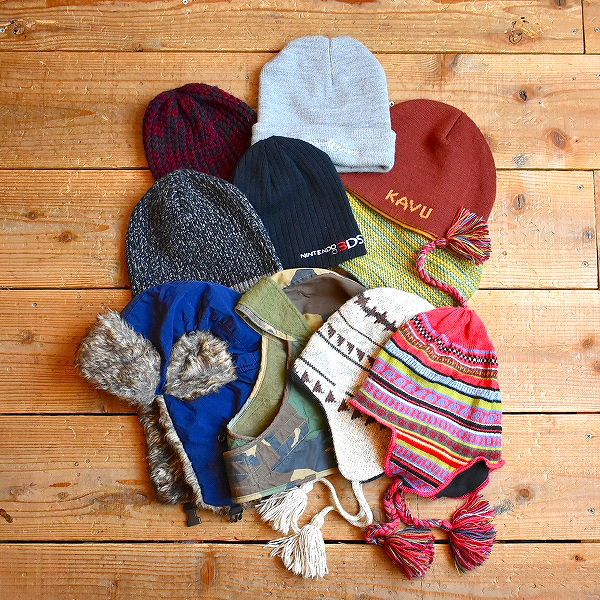 【シアトル直輸入のニットキャップ】 トラッパーキャップにニット帽を大量入荷～　@古着屋カチカチ