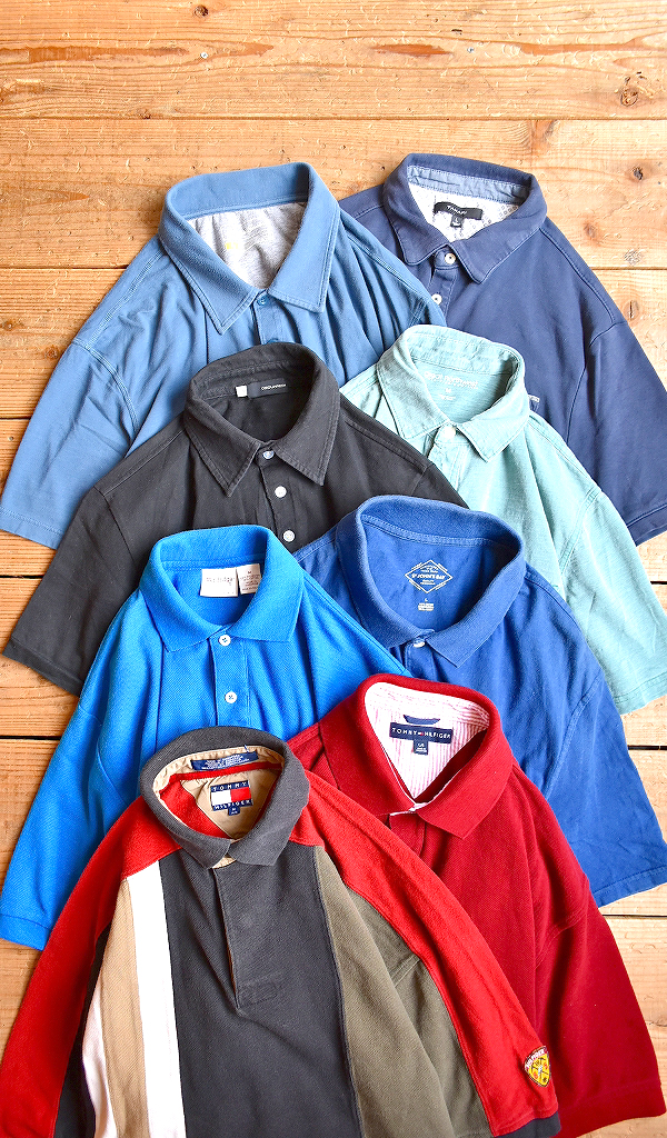 【Brand POLO Shirt】 シンプルデザインのブランドポロシャツ入荷~@古着屋カチカチ