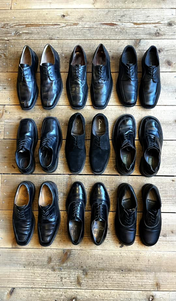 【Black Leather Shoes】 年末年始のお供に黒レザーシューズ入荷～@古着屋カチカチ