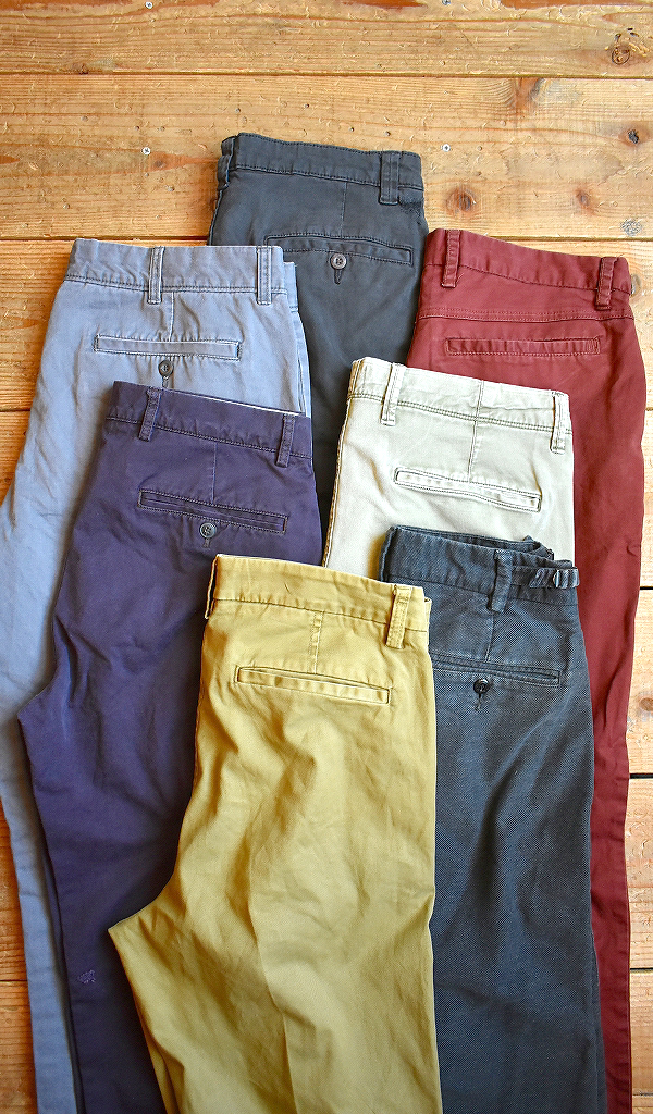 【Colored Chino Pants】 秋色のカラーチノパン入荷～@古着屋カチカチ