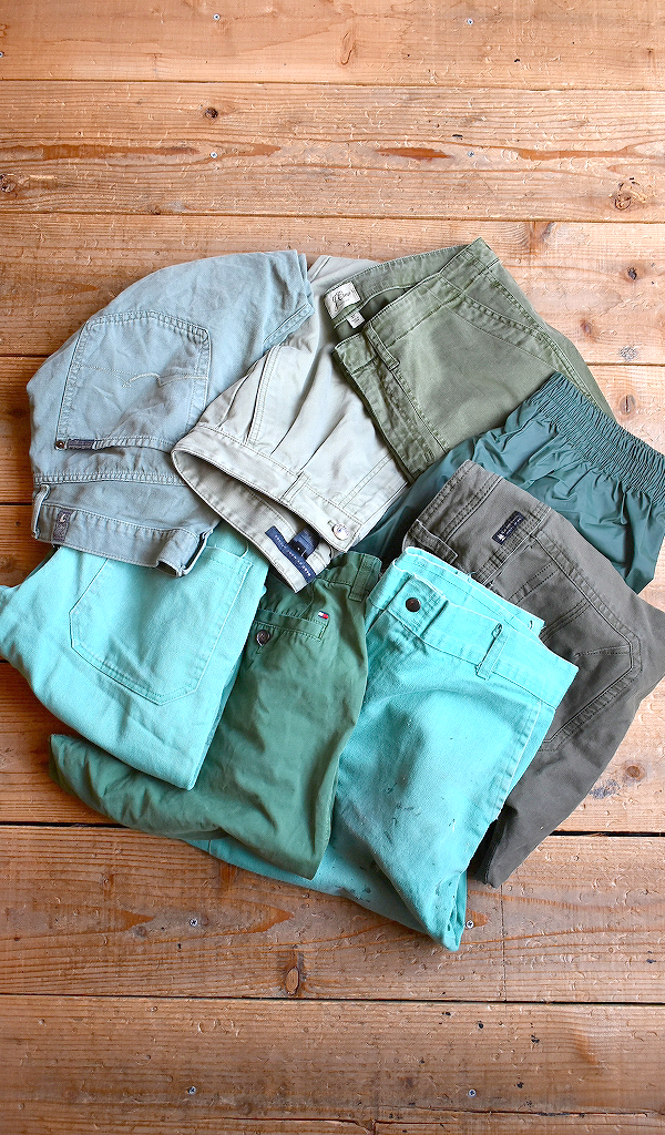 【Ecology Color Green グリーン】 春に最適なグリーンパンツ入荷~@古着屋カチカチ