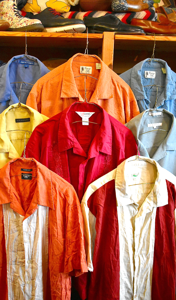 【Open Collared Shirt】 リゾートテイストな開襟ボックスシャツ入荷@古着屋カチカチ