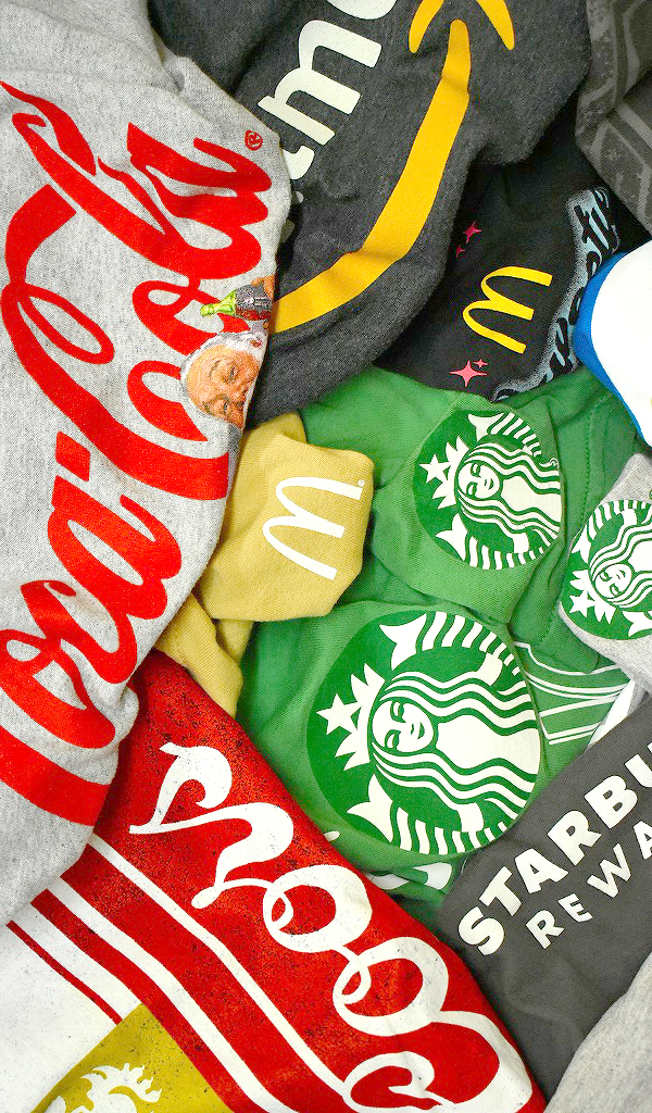 【スターバックス/マクドナルド/アマゾン。。】 US企業物プリントTシャツ大量入荷～＠古着屋カチカチ