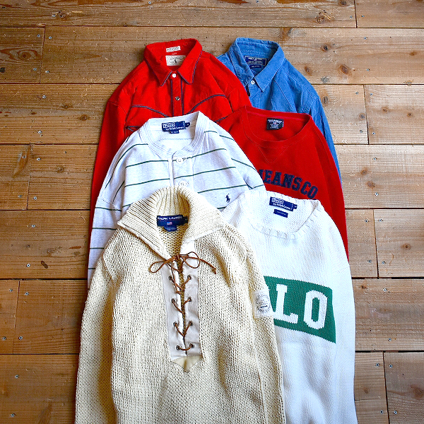 【ビンテージ90sポロラルフローレン】 POLO関連ブランドの秋物入荷～　@古着屋カチカチ