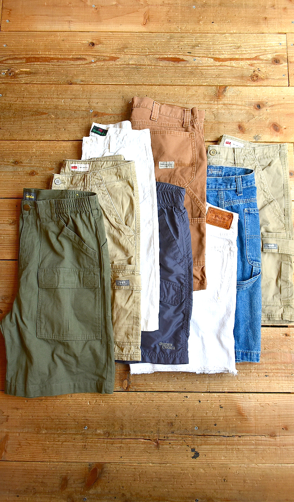 【Cargo/Painter/Trail Shorts】 機能的なポケット付きショーツ入荷~