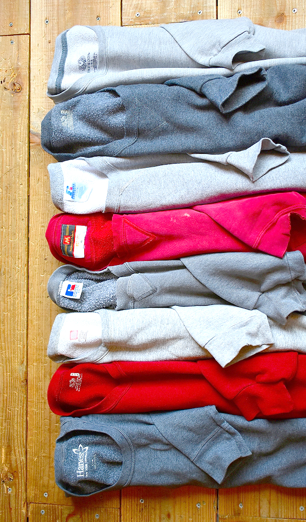 【Hanes/Fruit/Russell】 シンプルで一番使える無地スウェット入荷～@古着屋カチカチ