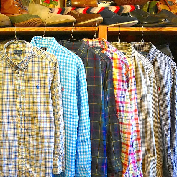 【みんな大好きポロラルフローレン】 ポニーワンポイントのチェックシャツ入荷～　@古着屋カチカチ