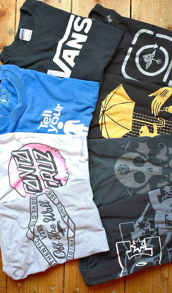 【横乗り系USAブランド】 遊び心溢れるSK8プリントTシャツ入荷～　@古着屋カチカチ