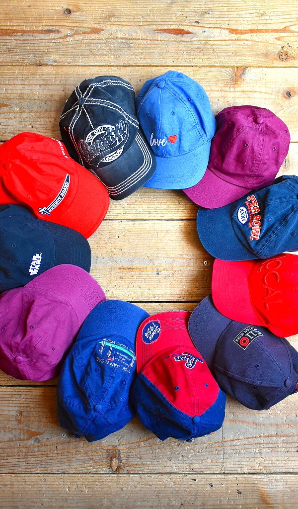 【Unisex Baseball Cap】 春先に使えるカラフルキャップ入荷~@古着屋カチカチ