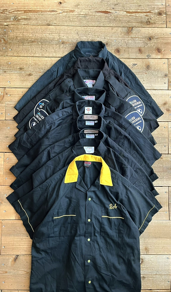 【S/S Black Shirt　黒シャツ】リゾートテイストな半袖ブラックシャツ入荷@古着屋カチカチ