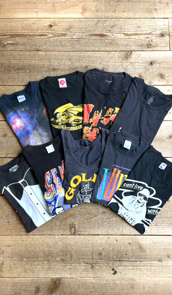 【Black Tee 黒Tシャツ】 ビンテージからUSブランドのプリント入荷～@古着屋カチカチ