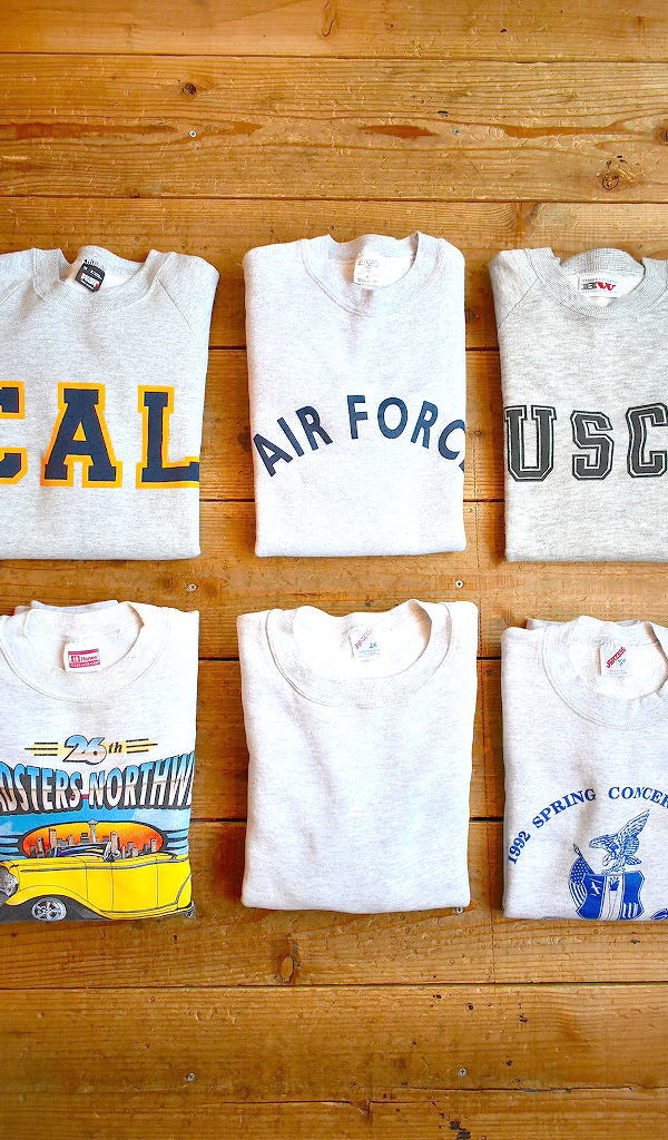 【Made in USA (アメリカ製)】ビンテージグレーのプリントスウェット入荷~@古着屋カチカチ