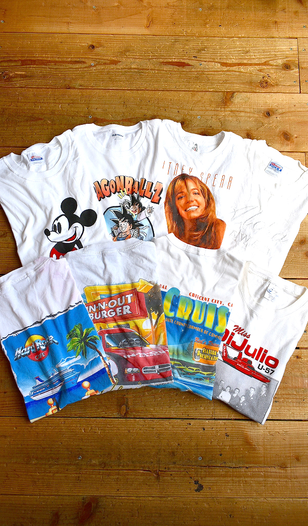 【WHITE T-Shirts】 毎年大人気の白Tシャツ再入荷~@古着屋カチカチ