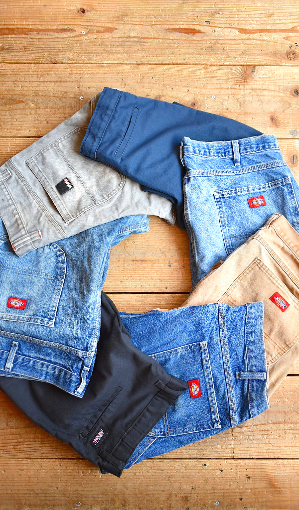 【ボロの美学】 Dickies(ディッキーズ)のワークパンツペインターパンツ入荷~@古着屋カチカチ