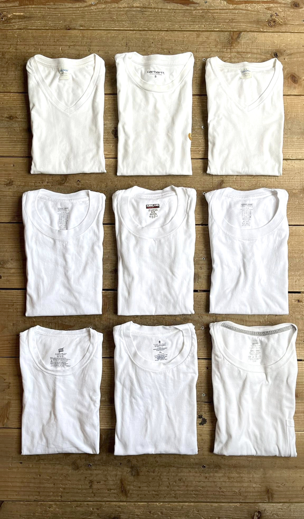 【White Cotton Tee　白コットンT】 清潔感のある爽やか白Tシャツ入荷@古着屋カチカチ