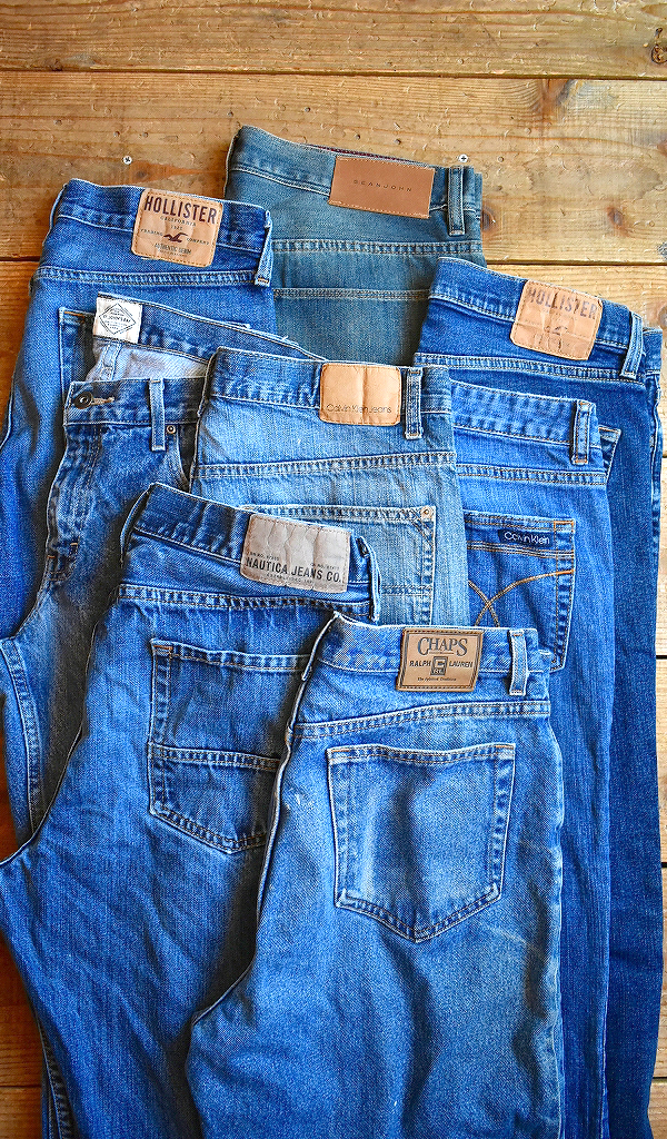 【CK/Nautica/Chaps/Holister…】 各ブランドデニムパンツ/ジーンズ入荷~