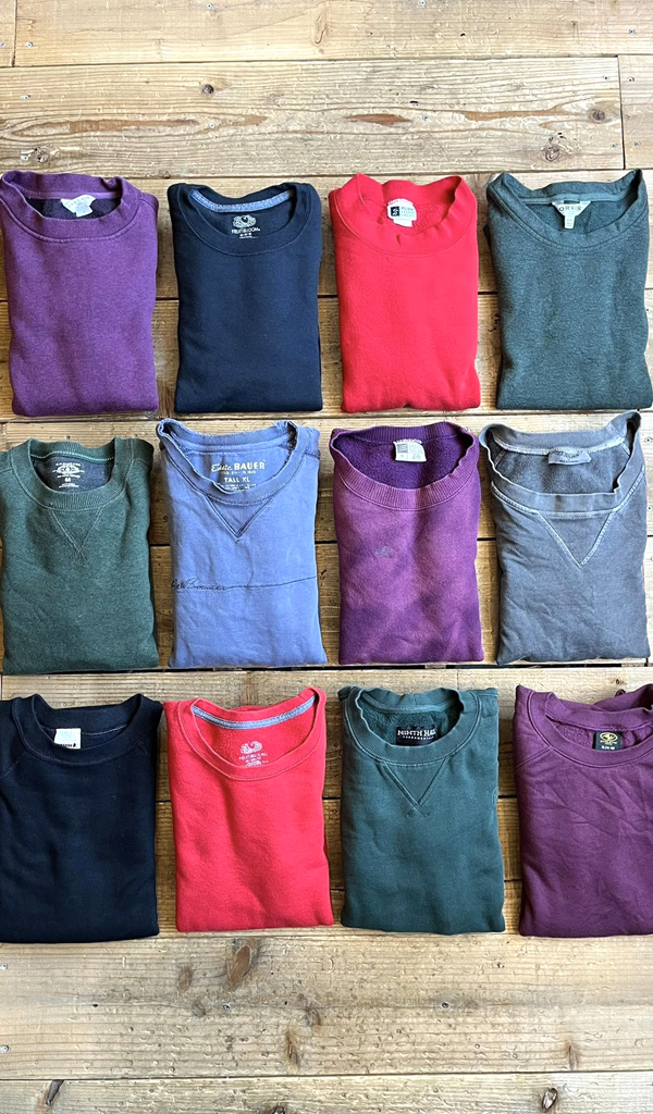 【Crewneck Sweatshirt クルーネックスウェット】 シンプル無地トレーナー入荷～