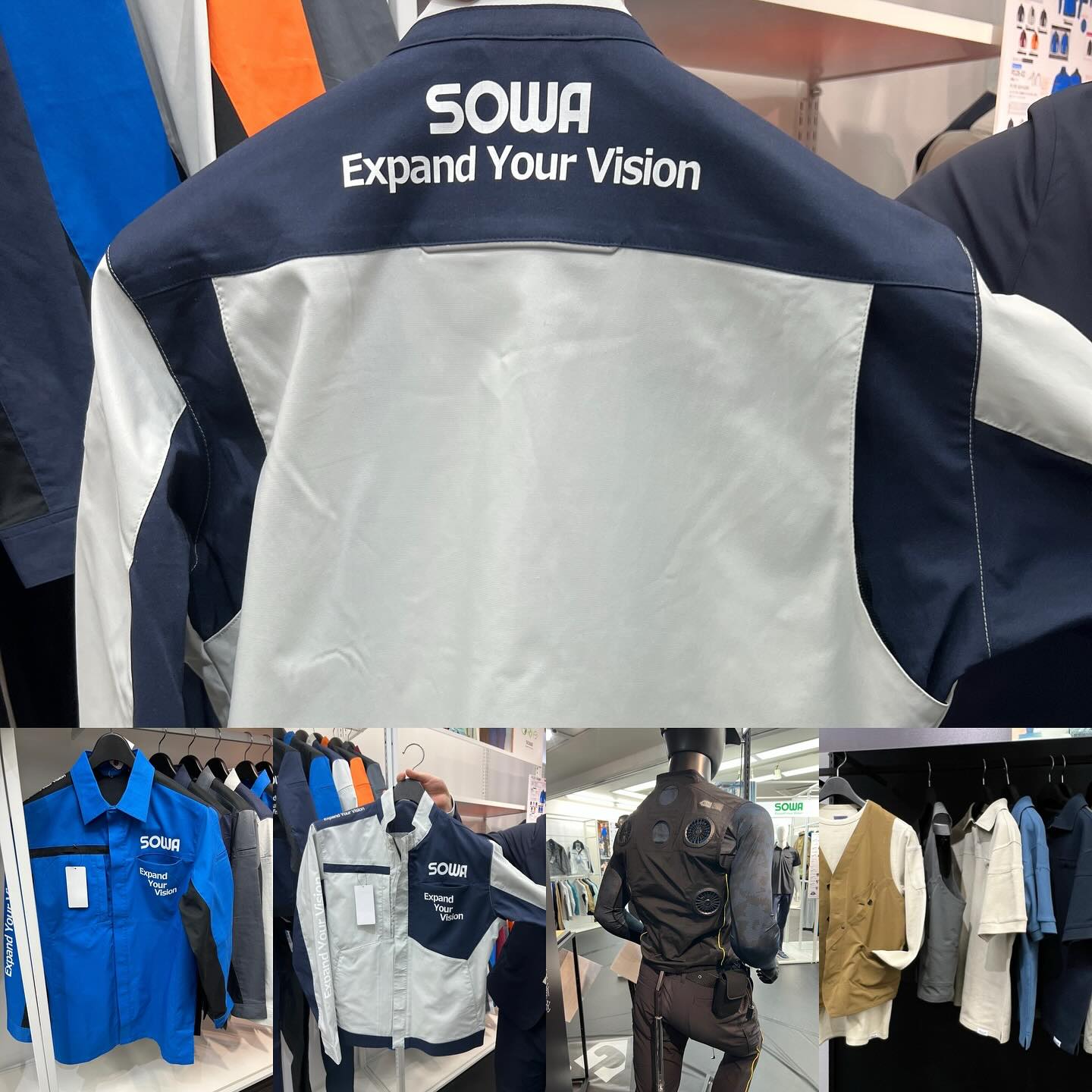岡山・広島作業服メーカー2025SS展示会のNEWアイテム：岡山児島の桑和さん