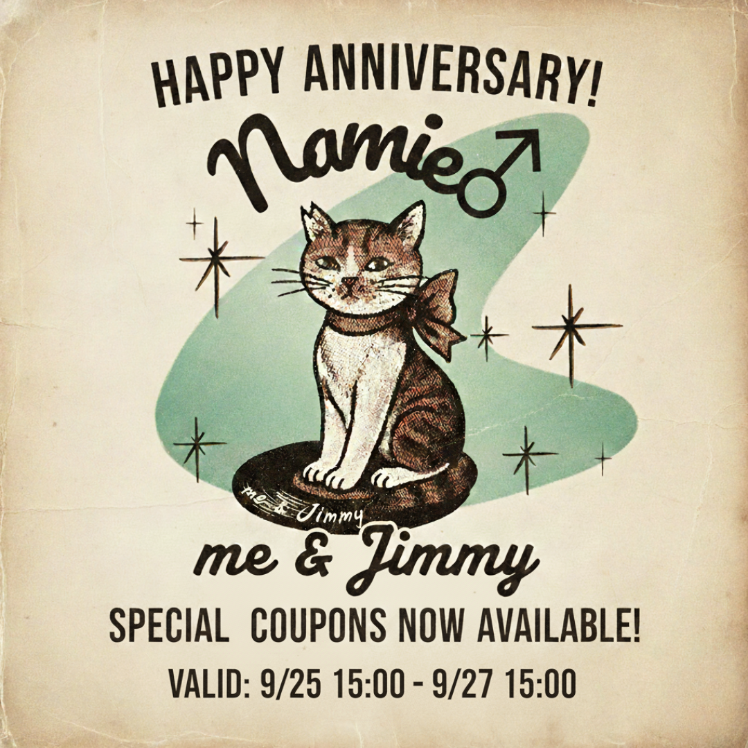 🎉感謝を込めて！me & Jimmy 48h限定ゲリラクーポン💎